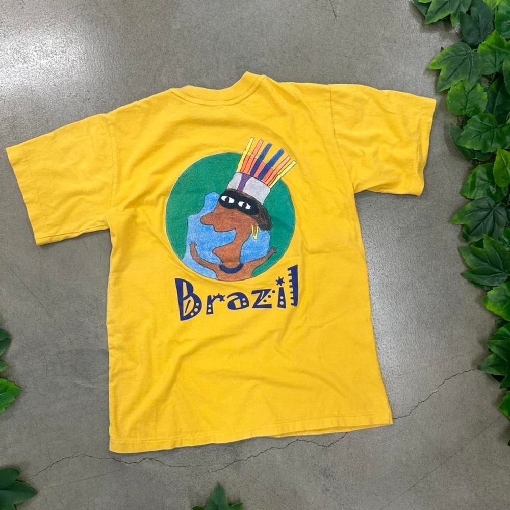 Vintage Y2K‎ Brazil Junior Olympics 2002 Graphic T Shirt